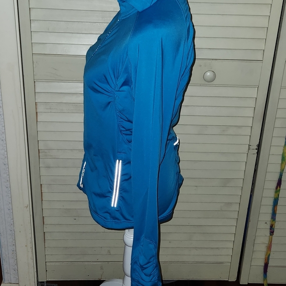 Athleta full zip Brushed Fleece lined Athletic Jacket Like New - Picture 4 of 15